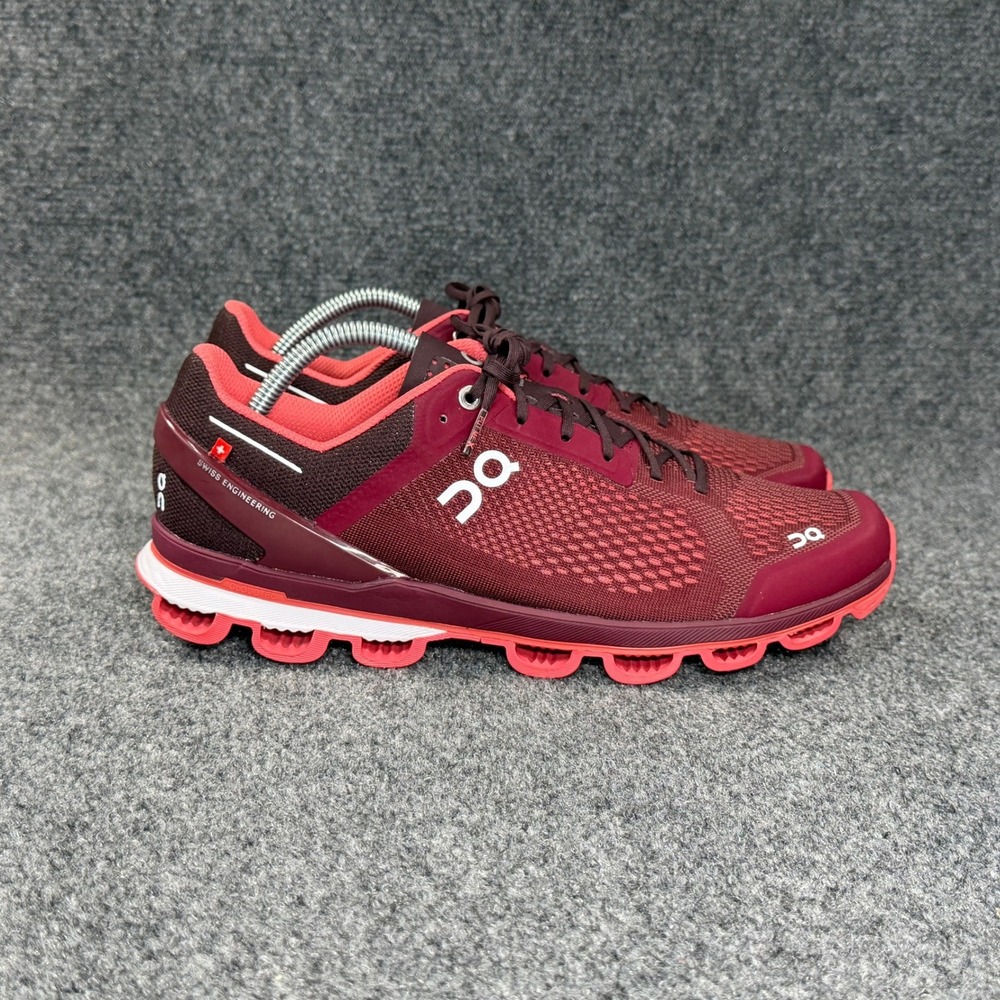 On Running Cloudsurfer 5 Shoes Women's 11 Maroon Athletic Run Training Sneakers